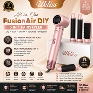 UKLISS Hair Dryer Brush 5 In 1 Multifunctional Automatic Styler Curler / Straightener