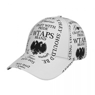 WTAPS logo Fashion Curved Brim Baseball Cap Simple Casual Street Dance Hat All-Match Unisex Sun Hat 