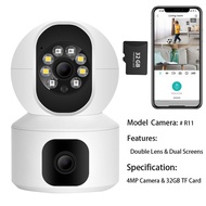 NEW NEW Smart IP Cam V380 Pro Dual Camera Indoor PTZ Two Camera CCTV V380 CCTV WIFI Two Lens Camera 