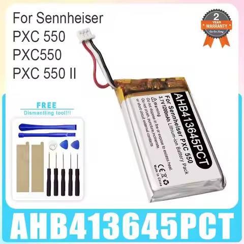 AHB413645PCT Replacement Battery for Sennheiser PXC 550 PXC550 PXC 550 II Noise Cancelling Wireless 