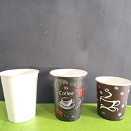 1 pc PAPER CUP 9oz PAPER CUP 9 oz COFFEE COFFEE PLAIN VARIATION MOTIF WHOLESALE