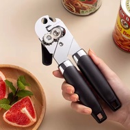 Stainless Steel Can Opener Multifunctional Grip Opener Side Cut Professional Tins Bottle Opener Kitc