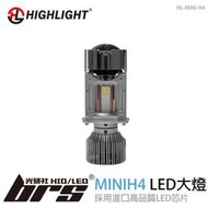 【brs光研社】HL-MINI-H4 HIGHLIGHT SS LED 大燈 魚眼 汽車 機車 勁戰 雷霆 JETS