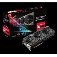 台灣正品華碩ROG-STRIX-RX580-T8G-GAMING顯示卡