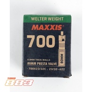 Maxxis Tube Bicycle Inner Tube 700C 23-32 Valve 80mm