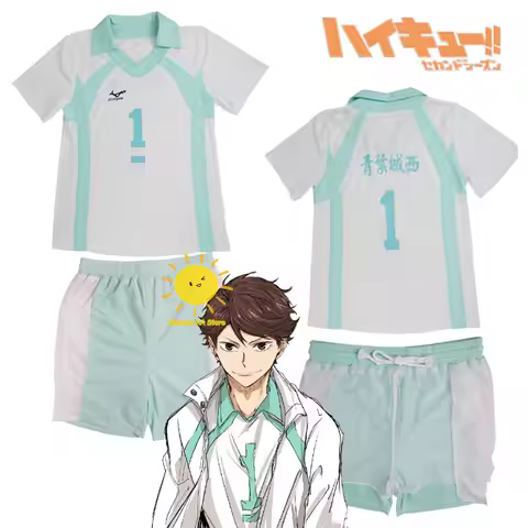 Anime Oikawa Tooru Cosplay Haikyuu Cosplay Costume Oikawa Tooru Volleyball Sportswear Jerseys Hallow