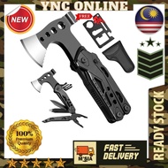 15 in 1 Multitool Camping Axe Camping Hatchet with Credit Card Tool for Camping Hiking Repairing