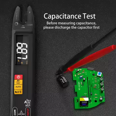 BSIDE U1 Digital Clamp Meter DC AC Professional 100A Ammeter Pliers T-RMS Current OpenJaw Electrical