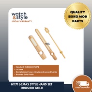 H1171 62mas Style Hand Set - Brushed Gold