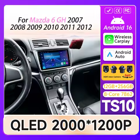 Carplay For Mazda 6 GH 2007 2008 2009 2010 2011 2012 5G Wifi Car Radio Display GPS Navigation Automo