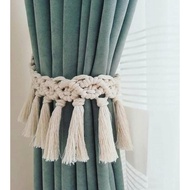 Macrame curtain rope
