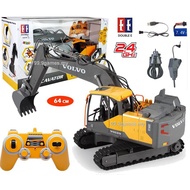 2.4G Engineering Double E Construction RC Excavator, Benz Cargo Crane, Excavator Bulldozer and Tract