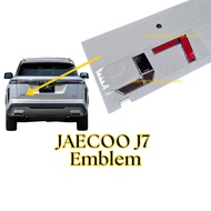 JAECOO J7 / J7 PHEV Emblem Logo J7 Words Rear Bumper Tulisan J7 Belakang Bumper