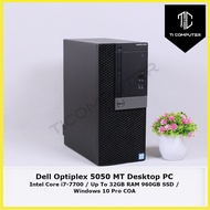 Dell Optiplex 5050 MT Intel Core i7-7700 up to 32GB RAM 960GB SSD Refurbished Desktop PC