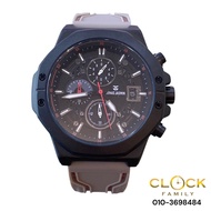 Jonas Jasmin Chronograph Rubber Strap Band Watch JJ-5335MC-GY