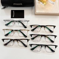 Chrome Hearts克羅心眼鏡 HERME男女通用款眼鏡 半框眼鏡 光學眼鏡架 可自配近視度數 女生素顏眼鏡框 男生眼鏡 女生眼鏡