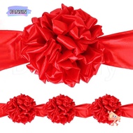 FANSIN1 1Pcs Big Flower Ball, Ribbon-cutting Celebrate Decoration Red Cloth Hydrangea, Market Ceremony Recognition Start Business Chinese Wedding Car Delivery Red Satin