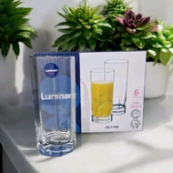 LUMINARC 1 Set of 6 Pcs OCTIME 320Luminarc ML - Juice Glass - Milk Glass - Milkshake Glass - Tea Gla