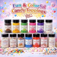 [SHAKER BOTTLE] Marshmallows Sprinkles Candies Color Cake Scramble Baking Toppings HSHOP