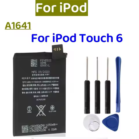 A1641 1043mAh A1574 Replacement Battery For iPod Touch 6 iPod Touch7 Generation 6 6G Full Bateria Ac