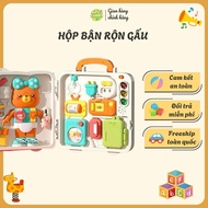 Little Bear Busy Box Toy (Busy Box Suitcase) Ahihi - Life Skills Training & Fine Motor