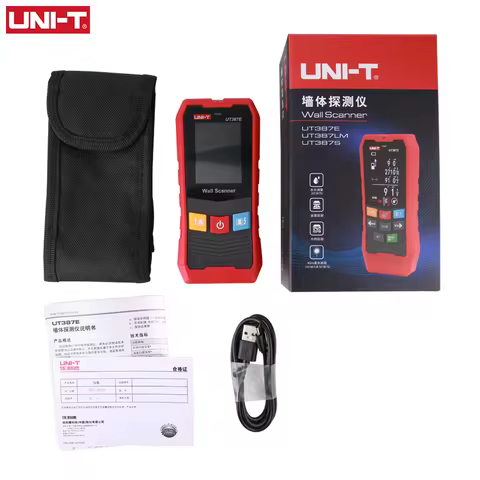UNI-T UT387E UT387S UT387LM 4 In 1 Metal Detector Wall Scanners Wood AC Voltage Live Wire Stud Finde