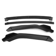 4Pcs  Front Bumper Lip Spoiler Body Kit Car Accessories For Honda Civic FC Sedan 2016 2017 2018 Front Bumper Diffuser