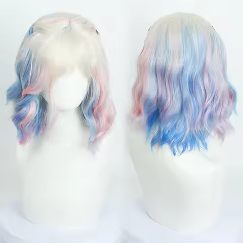 Enid Sinclair Cosplay Short Wig for Wednesday Little Wolf Girl Prop Wig Halloween Carnival Party Hai