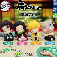 Demon Slayer Takara Tomy Arts Katazun Sleep Mascot Tanjiro Gashapon, Nezuko Gashapon, Zenitsu Gashap