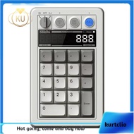 Retro 18 Mechanical Numpad for  Android Bluetooth 2.4G USB-C Support Calculator Mode with Hot-Swappa