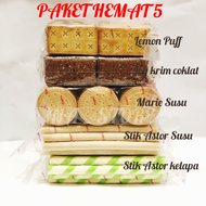 BISCUIT KHONG GUAN PAKET HEMAT 5 - biscuit aneka rasa