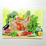 Puzzle Puzzle/ Vegetable Pazel/ - learn to know Vegetables Children's Toys