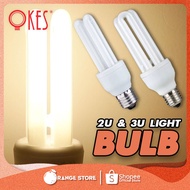 2U 3U OKES/OKA Tube Bulb 9w 18w 22w Lighting Light Bulb E27 PLC Energy Saving 2700K 6500K Lightbulb 