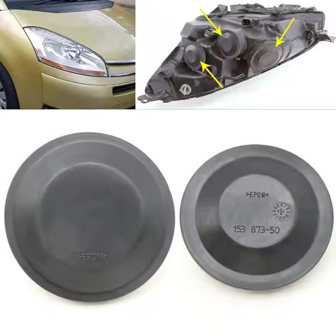 Headlight Seal Cap LED Bulb Extension Lid Headlamp Dust Cover For Citroen C4 Grand Picasso 2007-2013