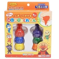 日本直送 麵包超人蠟筆1盒6色