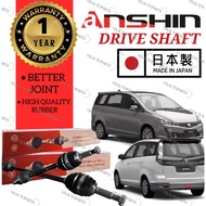 (1 YEAR WARRANTY) ANSHIN ULTRA JAPAN DRIVE SHAFT PROTON EXORA BOLD TURBO FZ6Y / CPS NON TURBO LEFT O