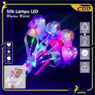 One-m319 Children's Toy Fairy Wand Star LED Light Stick Colorful Magic Wand/Fairy Wand Kids Toy With
