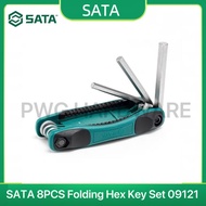 SATA 8PCS Folding Hex key Set (MM) / SATA Folding Allen Key Set MM Size / Hex Key Set / Allen Key Se