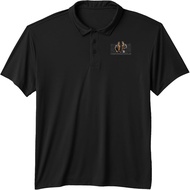 Retro Style Polo Shirt For Gay Deddy Bear Mustache Pattern Showing Pride In Being Gay.