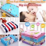 80x120cm Big Size Waterproof Cotton Baby Cute Changing mat Cotton Urine Pad Bedsheet Bedcover Mattre