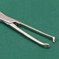 16cm Stainless Steel Soft Tissue Forceps with Teeth Mouse Pincer Tooth Forceps Clamping Surgical Tis