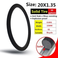 Solid Tire ยางตันจักรยาน ไม่ต้องใช้ยางใน ไม่ต้องเติมลม ยางไม่รั่ว ขนาด 16/20/24/26 นิ้ว(ราคาต่อเส้น)