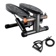 多功能液壓踏步機 - 黑色 | 雙液壓缸靜音系統 | 300磅鋼材承重 | 10段可調式阻力與步幅