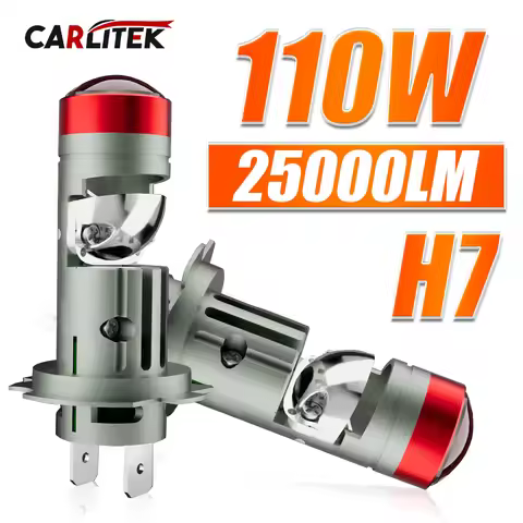 H18 H11 H7 Led Lens 1:1 Led Projector 9005 9006 9012 Car Headlight Bulbs Plug&Play Mini Lens Project