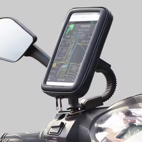 Bike Motor Phone Holder Waterproof Phone Bag Pouch Cases Motorcycle Bicycle Handlebar Cellphones GPS