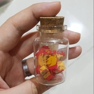 Japan Diecut Disney Pooh Bottle Eraser / Disney Japanese Pooh Mini Bottle Eraser