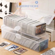 CHIHIRO1X3EE Football Stars Trading Card Storage Box, Transparent Large Capacity Game Cards Storage 