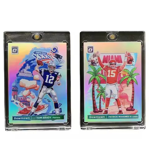 Panini collects card bricks Tom Brady Patrick Mahomes Downtown Refraction Collection Boys' holiday g