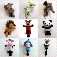 Cute plush toy Golf Wood cover Suitable for Golf Driver Cover Golf Club Head Cover  Golf driver head