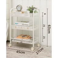 Multi-Tiered Movable Trolley Storage Shelf / Storage Self Kitchen